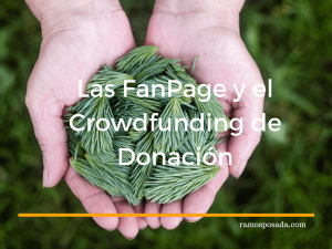 FanPage y crowdfunding de donación
